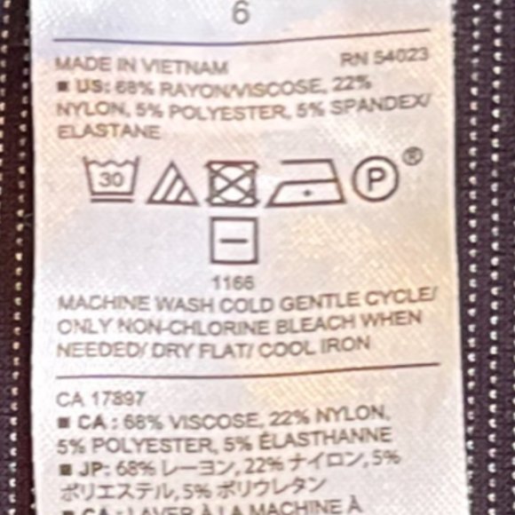 BANANA REPUBLIC Navy Micro Polka Dot Cap Sleeve Stretchy Dress - Picture 7 of 7